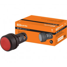 Кнопка TDM с фиксацией SB7-CAL45 d22мм 1з+1р красная SQ0746-0015