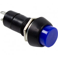Выключатель-кнопка REXANT 250V 1 А (2с) OFF-(ON) Б/Фикс синяя (PBS-11В) 36-3041