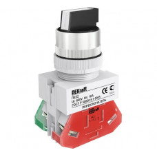 Переключатель Dekraft ПЕ22-ACR-3-BLK 25140DEK