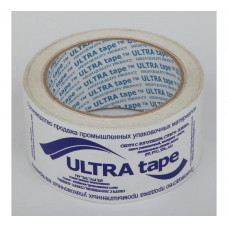 Клейкая лента Ultra tape, с логотипом ОСТОРОЖНО!!! ХРУПКОЕ!!!, 48мм, 66м, 45мкм, черные буквы на желтом фоне, 6шт/уп 4687206399662