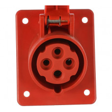 Фланцевая угловая розетка ABL 15гр. 4P 16A 400V, IP44 F41S331