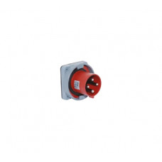 Станковая прямая вилка 3Р+Е+Pilot 125A, 380-415V, IP44 T-Plast 31.37.320.1600