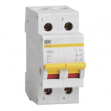 Выключатель нагрузки IEK, ВН-32, 100А/2П, ИЭК MNV10-2-100