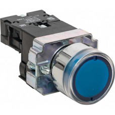 Кнопка BW61 с подсветкой 24В синяя NO PROxima EKF xb2-bw61-24