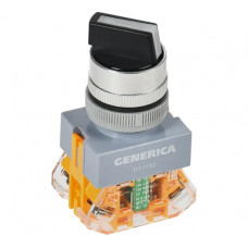 Переключатель GENERICA D7-11x2 на 2 положения 1NC+1NO черный BSW50-11X2-3-21-2-K02-G