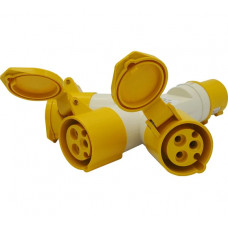 Трехлучевая розетка ANDELI AM-1013-4 16A IP44 2P+E 220В ADL13-068