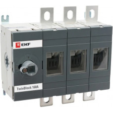 Рубильник EKF TwinBlock PROxima, 1600A, 3P, без рукоятки управления tb-s-1600-3p