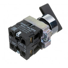 Переключатель CHINT NP2-BJ25 2 полож. с фиксацией 1НЗ +1НО IP40 574857