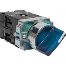 Переключатель BD21 2P c синей подсветкой 230В NO PROxima EKF xb2-bk21-b-230