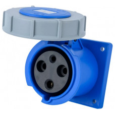 Розетка Dekraft для скрытой проводки 2Р+РЕ 125А 220В IP67 РЩ-103 26269DEK