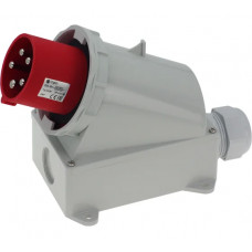 Настенная вилка INPIN 63A/400V/3P+N+E/IP67 CA361