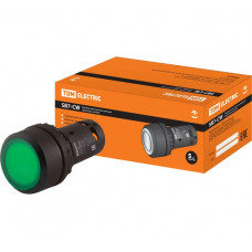 Кнопка TDM ELECTRIC sb7-cw3361-24v(led) d22мм 1з, зеленая SQ0746-0026