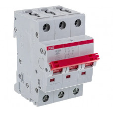 Рубильник ABB 3п SD203 25A рычаг красный 2CDD283101R0025