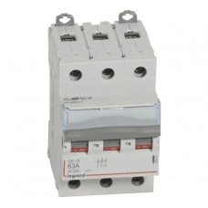 Выключатель-разъединитель Legrand DX3-IS - 3П - 400 В - 63 А - 3 модуля 406461