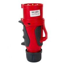 Кабельная вилка PCE 32А 380V 3P+N+E IP44 GRIP 0253-6