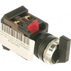 Переключатель на 3 положения, черный I-O-II 1з+1p IEK ALCLR-22 BSW10-ALCLR-3-K02