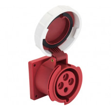Стационарная внутренняя розетка EKF PROxima 3242, 3Р+РЕ, 32А, 380В, IP67 ps-3242-32-380