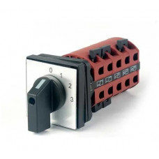 Переключатель кулачковый HLT ПК-1-103 10А 3P 0-1-2-3 IP65 085-21-016