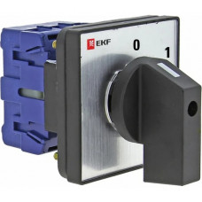 Кулачковый переключатель EKF PROxima ПК-1-12 10А, 2P, "0-1" pk-1-12-10