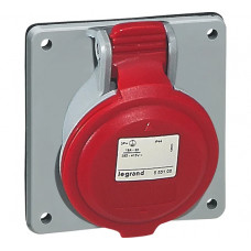 Встраиваемая наклонная розетка Legrand P17 Tempra Pro - IP44 - 380/415 В - 32 A - 3К+Н+З 555289