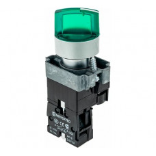 Переключатель с LED подсветкой, 220V AC/ DC, зеленый, MTB2-BK2363 арт. 000000MEYERTEC 79365