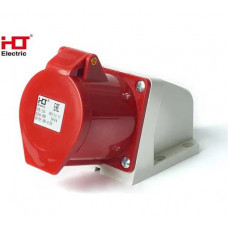 Розетка HLT 124 стационарная 3Р+РЕ 32А 380В IP44 (10шт./уп.) 083-03-15