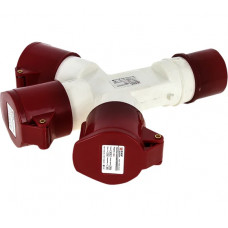 Трехлучевая розетка EKF 1013-214 3Р+РЕ 16А 380В IP44 ps-1013-214-16-380