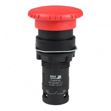 Кнопка аварийного останова КЭАЗ OptiSignal Compact D22 C7-ESTR-411 красная 1НО+1НЗ XB7ES545P 362131