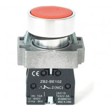 Кнопка HLT BA42 NC, 230B, IP40, красная, 20штук/упаковка 085-07-004