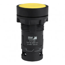 Кнопка КЭАЗ OptiSignal Compact D22 C7-P-520 желтая 2НО XB7NA53 10шт 362052
