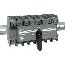 Рубильник EKF 100A 4P реверсивный c рукояткой для прямой установки TwinBlock tb-s-100-4p-rev