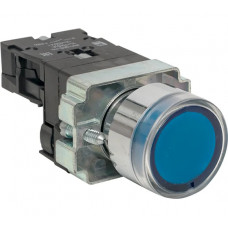 Кнопка BA61 с подсветкой 230В синяя NO PROxima EKF xb2-bw61-230