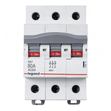 Выключатель-разъединитель Legrand RX3 80А 3П 419414