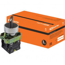Переключатель TDM ELECTRIC BD33 черный 3 положения I-0-II стандартная ручка 1з+1з SQ0703-0011