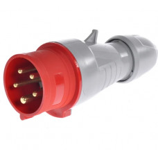 Прямая вилка Legrand P17 Tempra Pro - IP44 - 380/415 В - 16 A - 3К+Н+З 555129