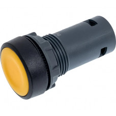 Кнопка Systeme Electric SB7 моноблочная, 22мм, черная, с возвратом, пластик, 1НО, IP65 SB7NA51