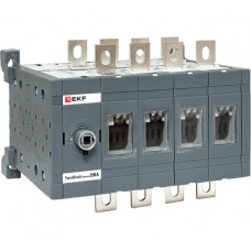 Рубильник EKF 250A 4P реверсивный без рукоятки управления TwinBlock tb-s-250-4p-rev