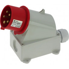 Настенная вилка INPIN 32A/400V/3P+N+E/IP44 CA354