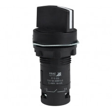 Переключатель 2 положения КЭАЗ OptiSignal Compact D22 C7-S-211 черный 1НО+1НЗ XB7ND25 10шт 362136