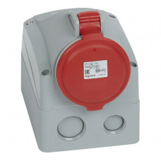 Розетка накладная Legrand 32 А 3К+H+З 380 В IP 44 090162
