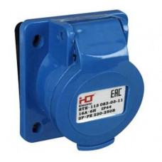 Розетка HLT 415 скрытая 3Р+РЕ+N 16А 380В IP44 (10шт./уп.) 083-03-32