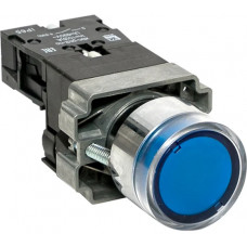 Кнопка EKF BA61 с подсветкой 230В синяя NO IP65 PROxima xb2-bw61-230-65