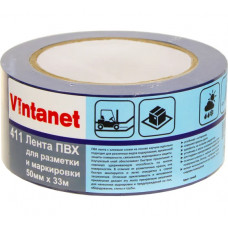 Односторонняя ПВХ лента для разметки Vintanet 411 синяя, 50 мм, 33 м 411B