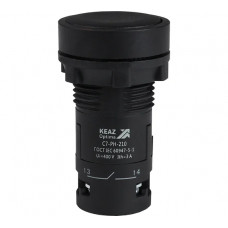 Кнопка КЭАЗ с фиксацией OptiSignal Compact D22 C7-PH-210 черная 1НО XB7NH21 10шт 362061