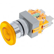 Кнопочный выключатель Dekraft ВК22-AEAL-YEL-NEO 25035DEK