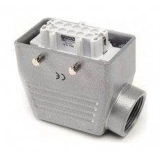 Розетка Emas боковой ввод, 10 полюсов, 16А, 400В. EBM10PU10