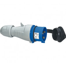 Прямая вилка Legrand P17 Tempra Pro - IP44 - 200/250 В - 16 A - 2К+З 555124