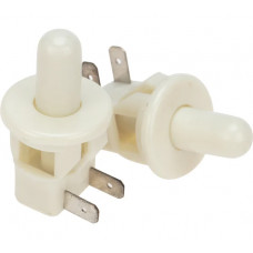 Выключатель-кнопка (мебельная) REXANT 250v 2.5а (2с) on-(off) б/фикс белый (pbs-19с) 36-3020