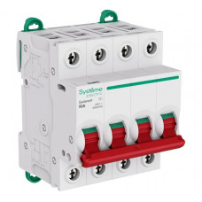 Выключатель нагрузки Systeme Electric Systeme9 ВН 4P, 50A, 400В S9S40450