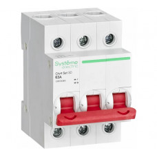 Выключатель нагрузки Systeme Electric City9 set вн 3p 63а 400в (ранее EZ9S16363) C9S16363